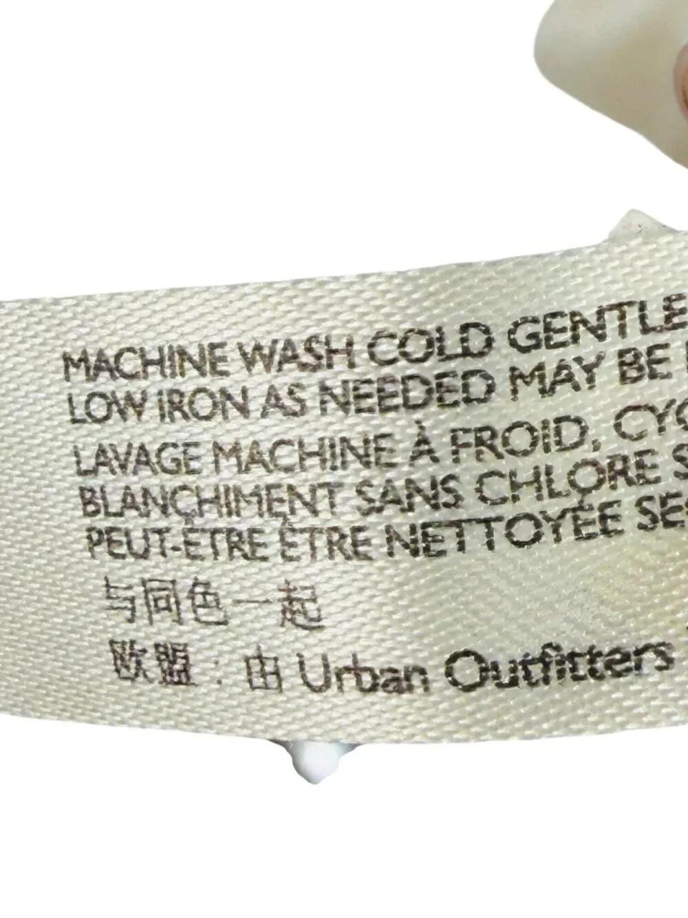 Free People Beige Layered Ruffle Ruched V-Neck Mini Dress S | Coastal Boho Indie - Picture 13 of 13